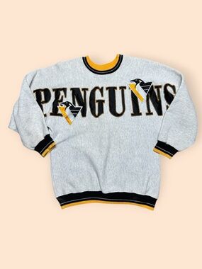 Vintage Pittsburgh Penguins 1990s Sellout Crewneck Youth XL Vtg 90s NHL
